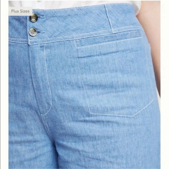 Anthrologie Pilcro High-Rise Wide-Leg Trouser Jeans Size 22W - Picture 2 of 15